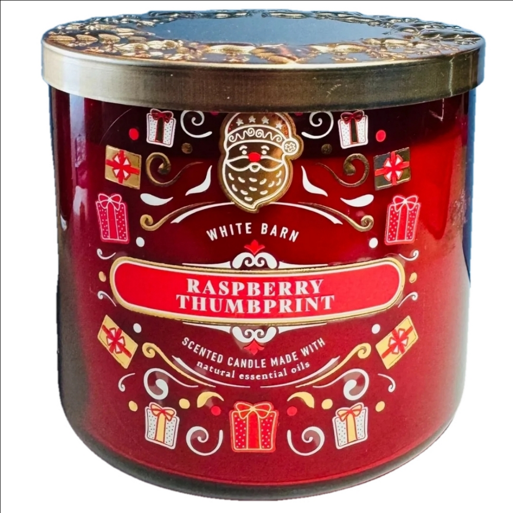 Bath & Body Works Raspberry Thumbprint 3- Wick Candle